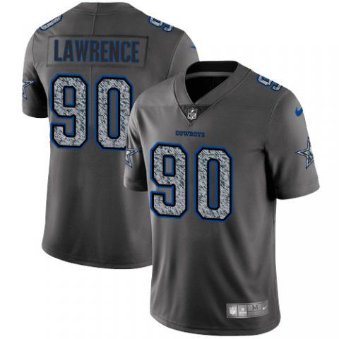 Men Dallas cowboys 90 Lawrence Nike Teams Gray Fashion Static Limited NFL Jerseys